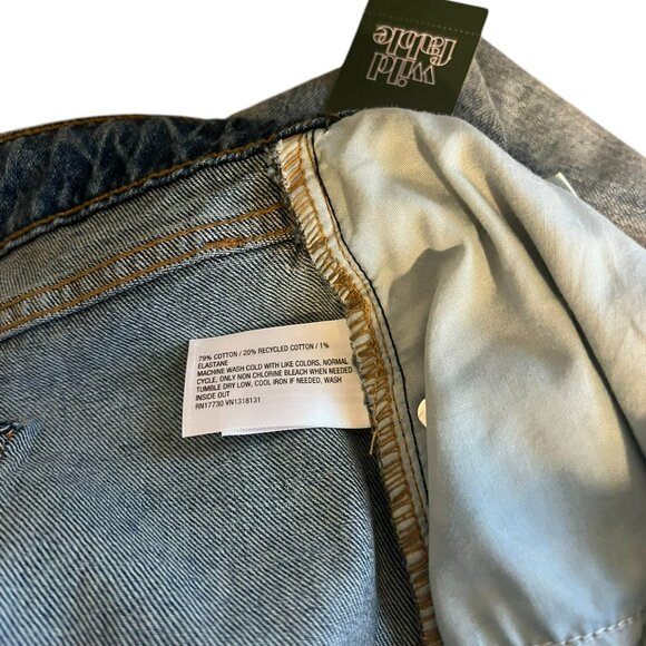 Women's NWT Wild Fable High-Rise Baggy Medium Wash Jeans Size 16 - Picture 5 of 6